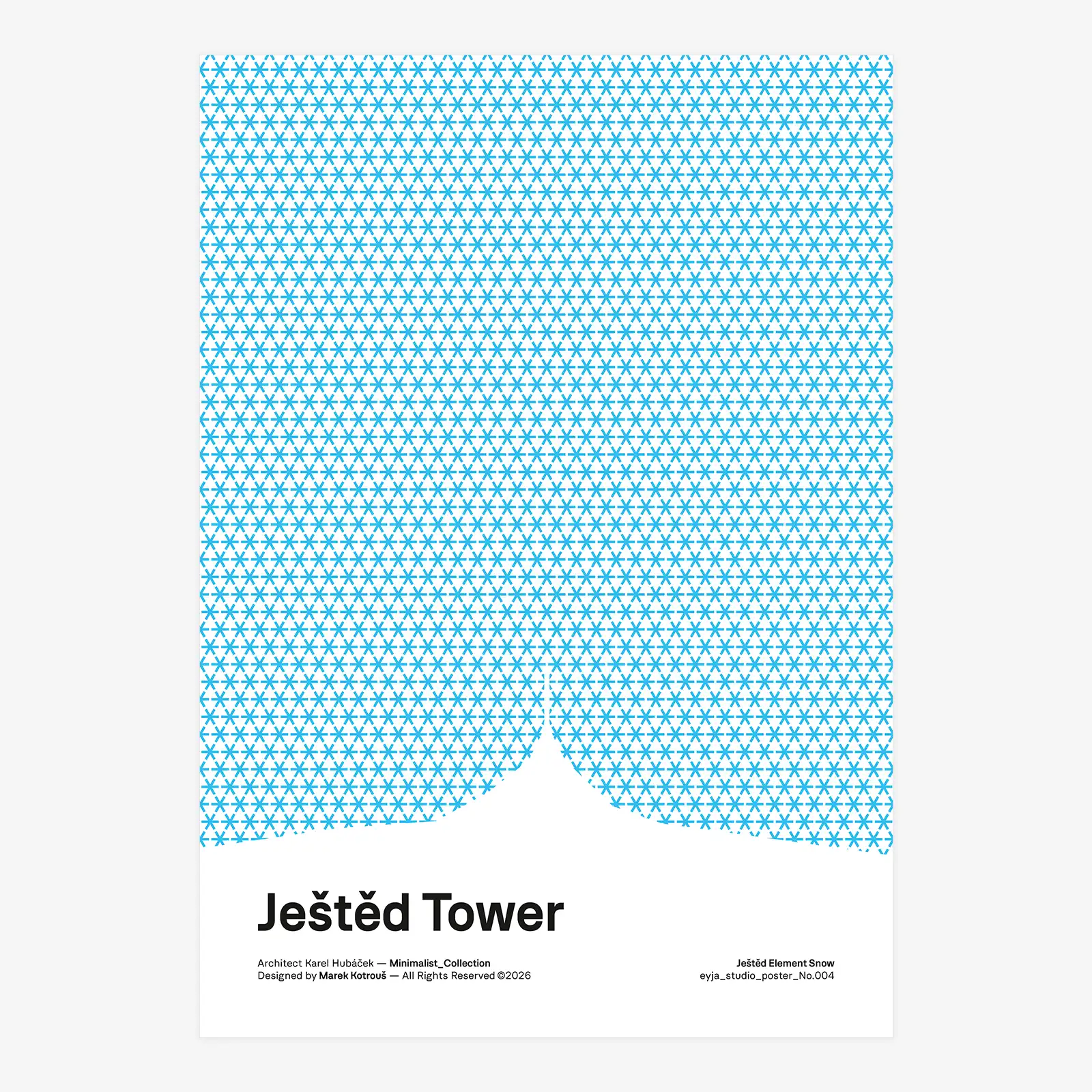 eyja-004-poster-jested-snow-main Ještěd Tower - Image 1